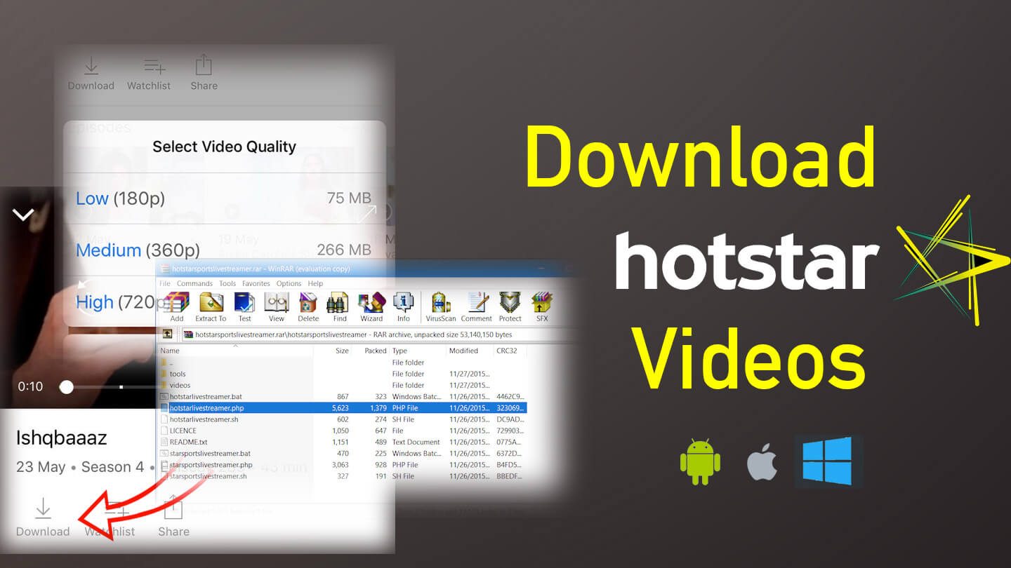 Hotstar Video Downloader Extension